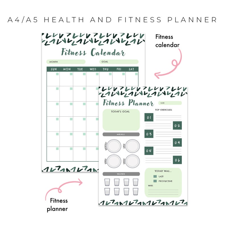 The Ultimate Health and Fitness Planner.Health Planner ...