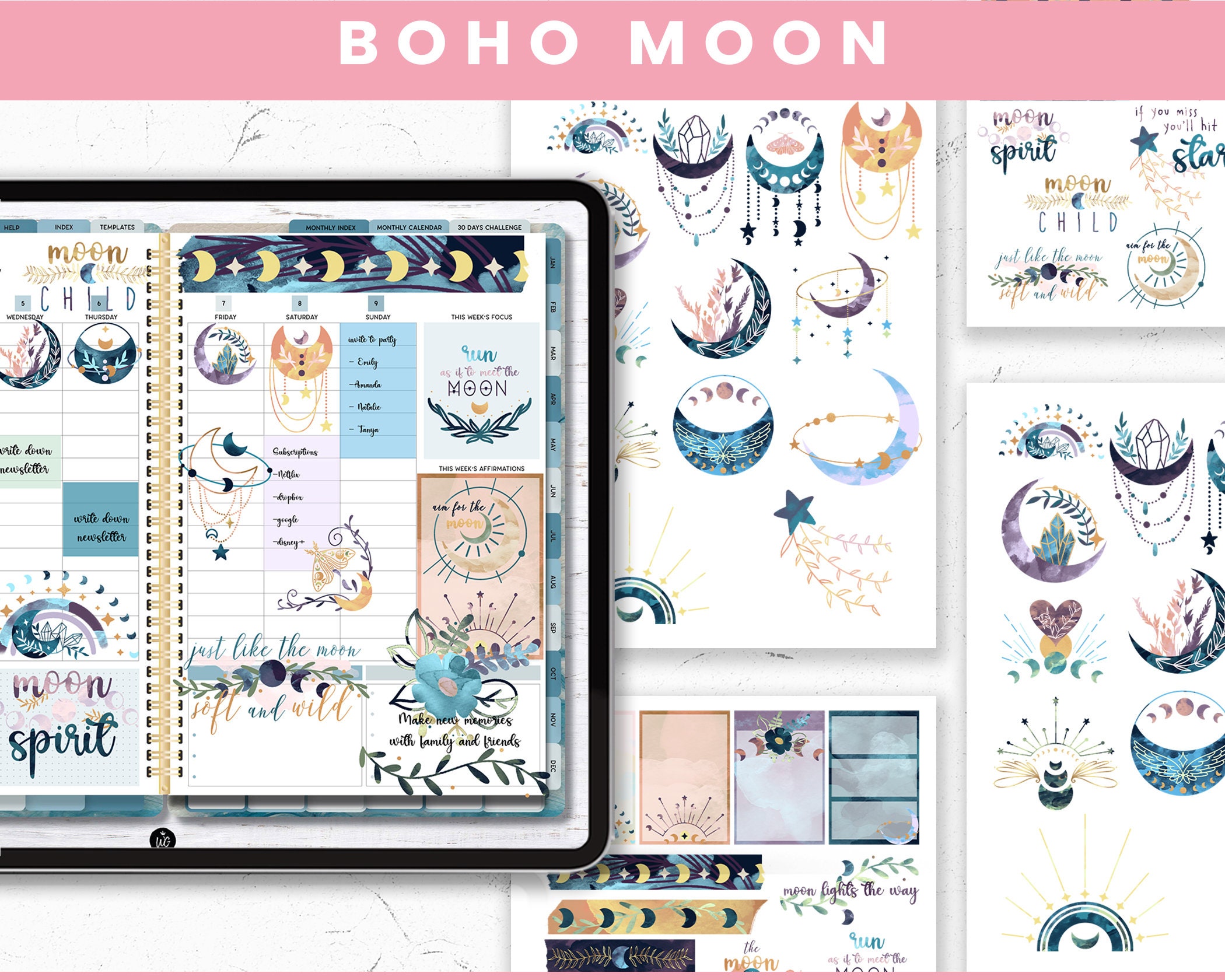 Goodnotes Stickers | Planner Stickers | Digital Planning | Planner ...