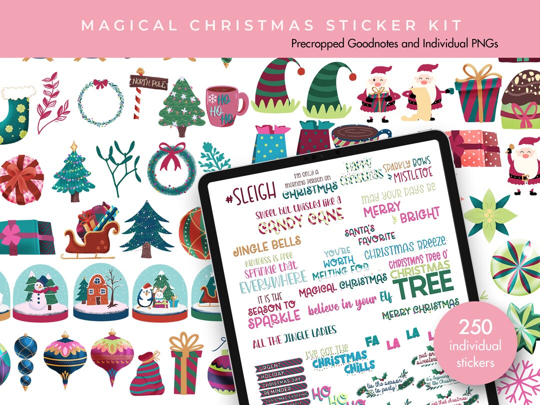 Planner Stickers | Goodnotes Stickers | Digital Sticker Pack | Journal ...