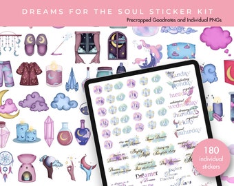 Planner Stickers | Goodnotes Stickers | Goodnotes Goodnotes Stickers | Goodnotes Stickers | Journal Stickers | Dreams For The Soul