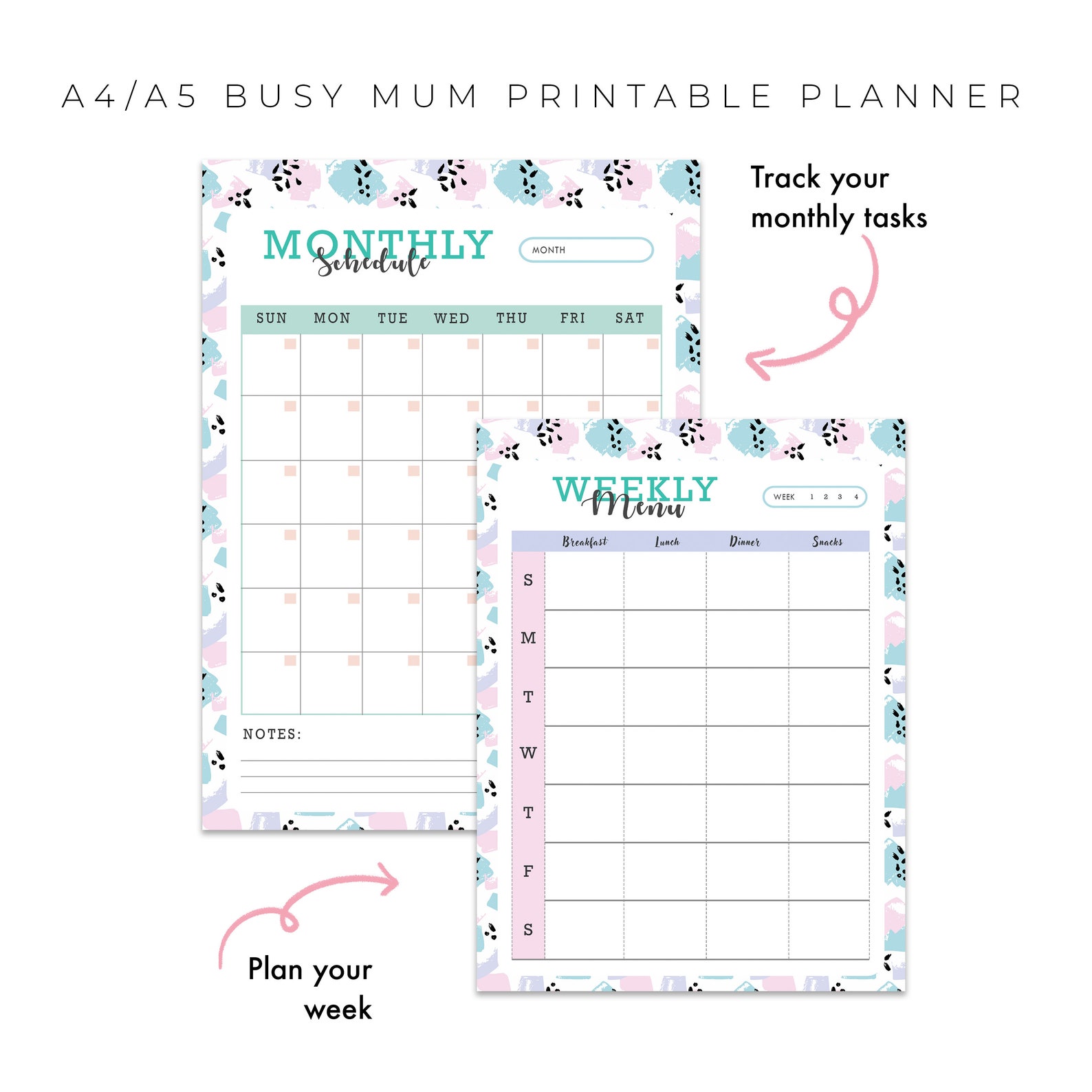 The Ultimate Busy Mum Planner. Mom Planner. Printable Family | Etsy