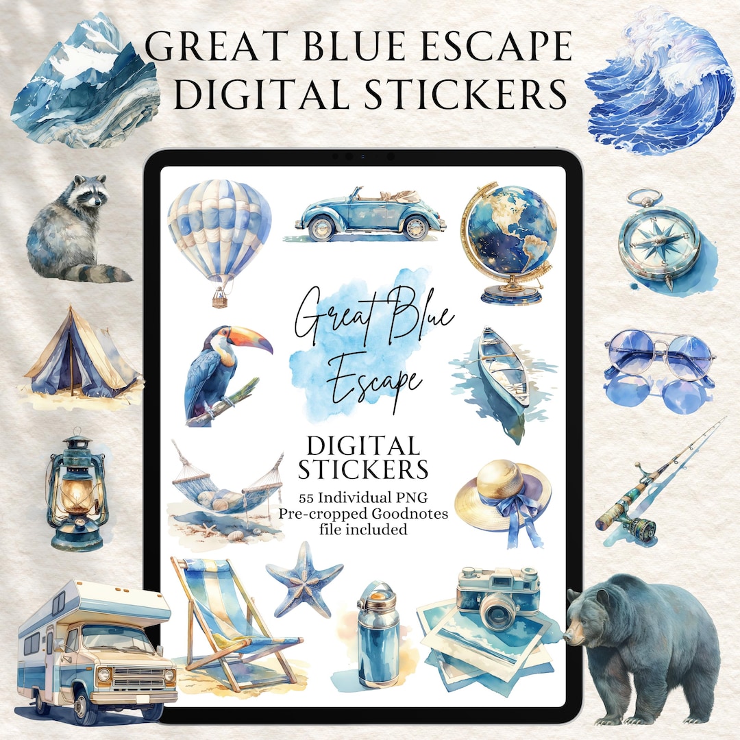 Travel Goodnotes Stickers | Planner Stickers | Digital Planning ...