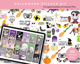 Digital Planner Stickers | Digital Stickers | Goodnotes Planner Digital Stickers | Ipad Planner | Journal Stickers | Halloween October Kit