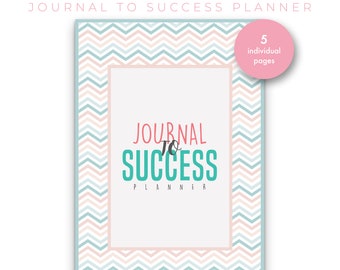 The Ultimate 5 in 1 Journal To Success Planner.Journal Planner Insert.Journal Planner. Journal Tracker.A4 and A5 PDF Printable