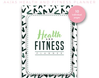 The Ultimate Health and Fitness Planner.Health Planner.Fitness journal.Fitness Tracker.Daily Weight Loss, PDF, Body Builder Tracker