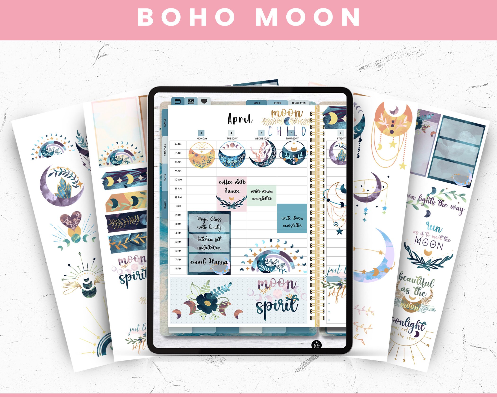 Goodnotes Stickers | Planner Stickers | Digital Planning | Planner ...