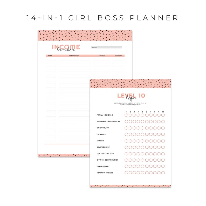 The Ultimate Girl Boss Planner printable A4 And A5 Etsy