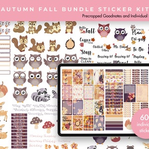 Planner Stickers | Goodnotes Stickers | Digital Sticker Pack | Aesthetic Stickers | Journal Stickers | Autumn Fall Stickers
