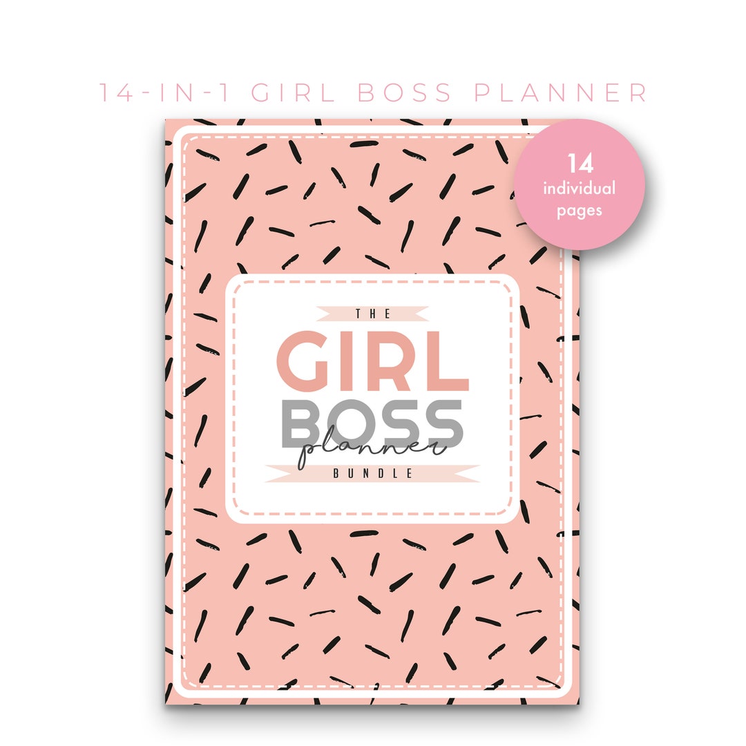 The Ultimate Girl Boss Planner.printable A4 and A5 Pdf.graduation Gift ...