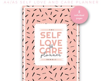 The Ultimate Self Love & Care Bundle Planner. A4 and A5 Printable PD.Self Care Workbook.Self Love Journal.Self Care Planner