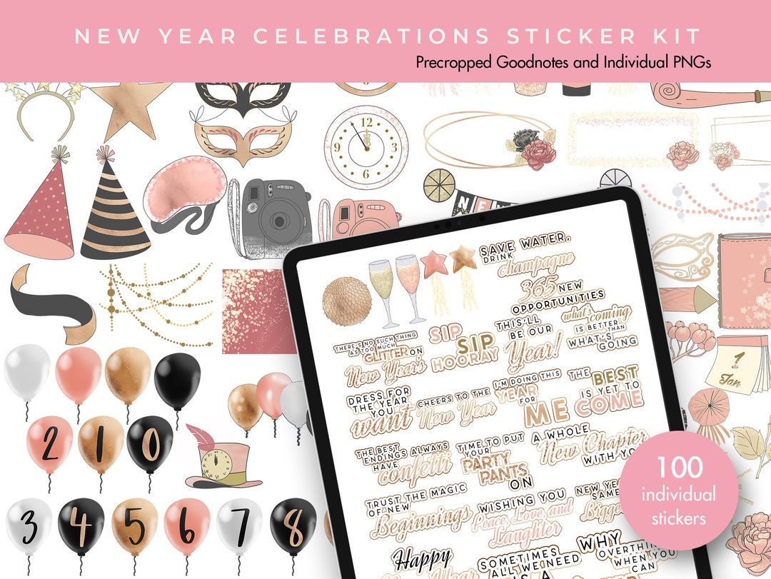 Planner Stickers | Goodnotes Stickers | Digital Sticker Pack | Journal ...