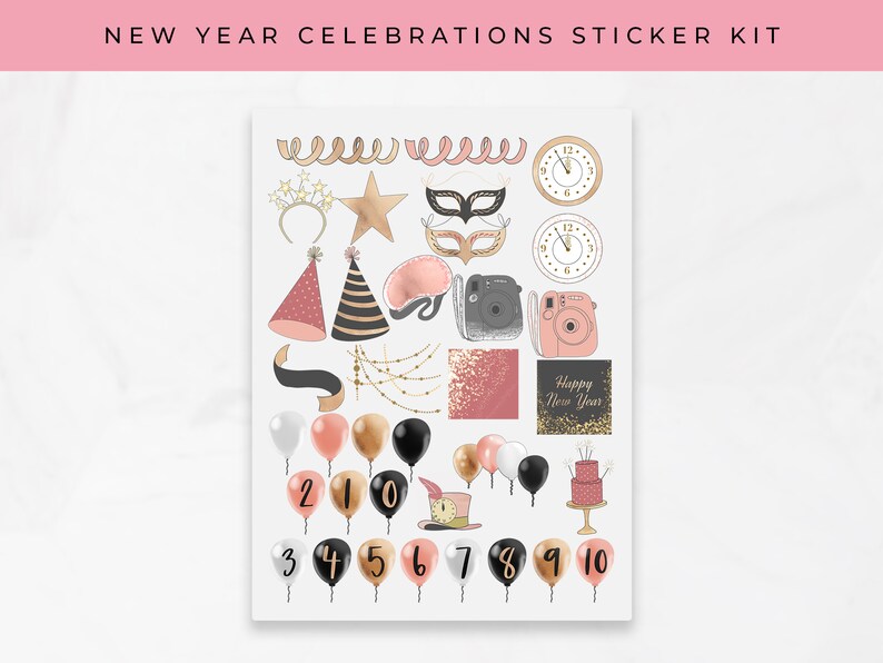 Planner Stickers | Goodnotes Stickers | Digital Sticker Pack | Journal ...