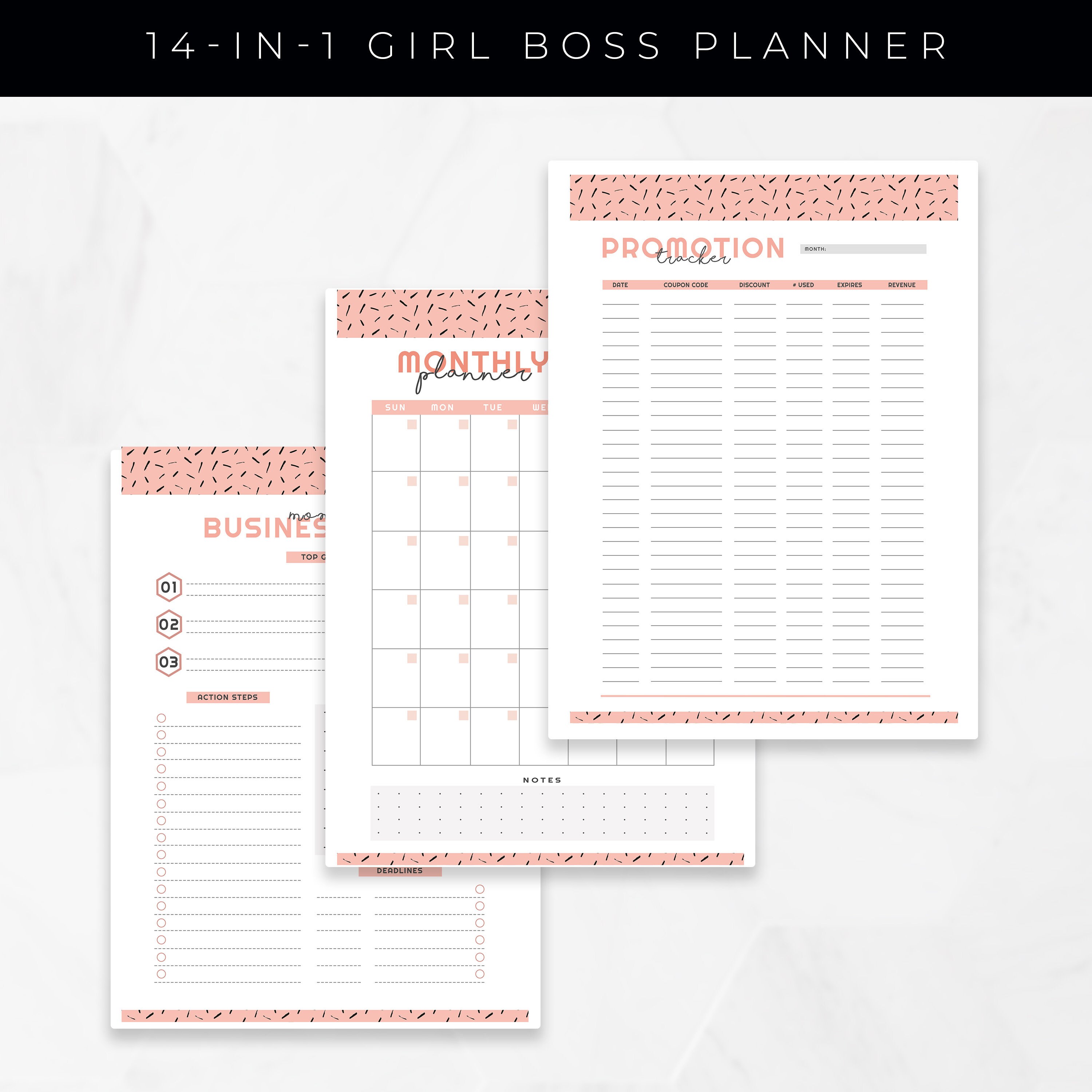 The Ultimate Girl Boss Planner.printable A4 and A5 | Etsy