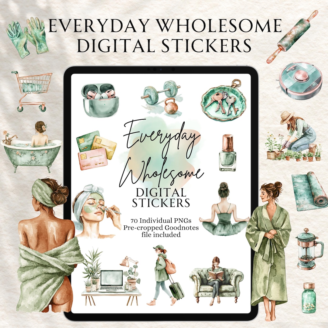 Everyday Goodnotes Stickers | Planner Stickers | Planner Stickers ...