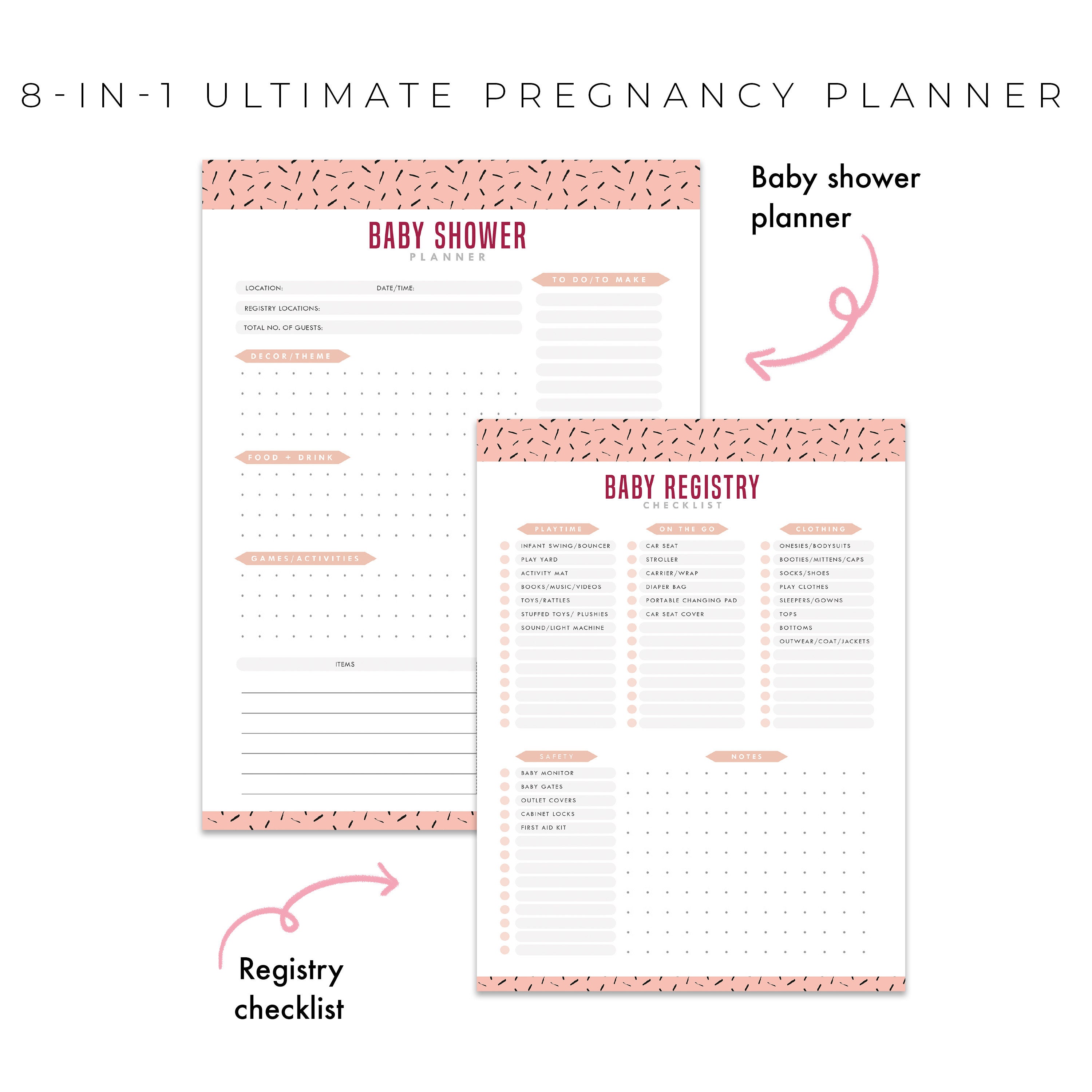 The Ultimate Pregnancy Planner. Printable PDF. Pregnancy - Etsy UK