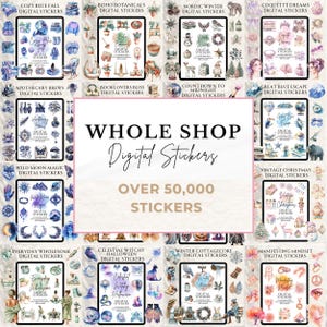 Whole Shop | Goodnotes Stickers | Digital Planner | Goodnotes Stickers | Goodnotes Stickers | Planner Stickers | Digital Sticker Pack