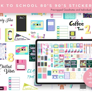 Plannerstickers | Goodnotes-stickers | Digitale planner | Goodnotes-planner | Esthetische stickers | Ipad-stickers | Goodnotes-stickers