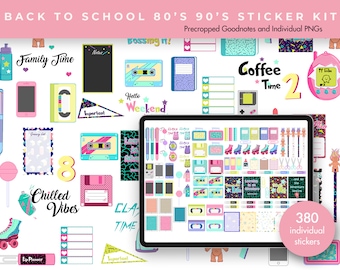 Plannerstickers | Goodnotes-stickers | Digitale planner | Goodnotes-planner | Esthetische stickers | Ipad-stickers | Goodnotes-stickers