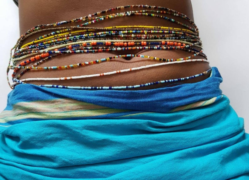 Waist beads belly beads African traditional waist chain Etsy