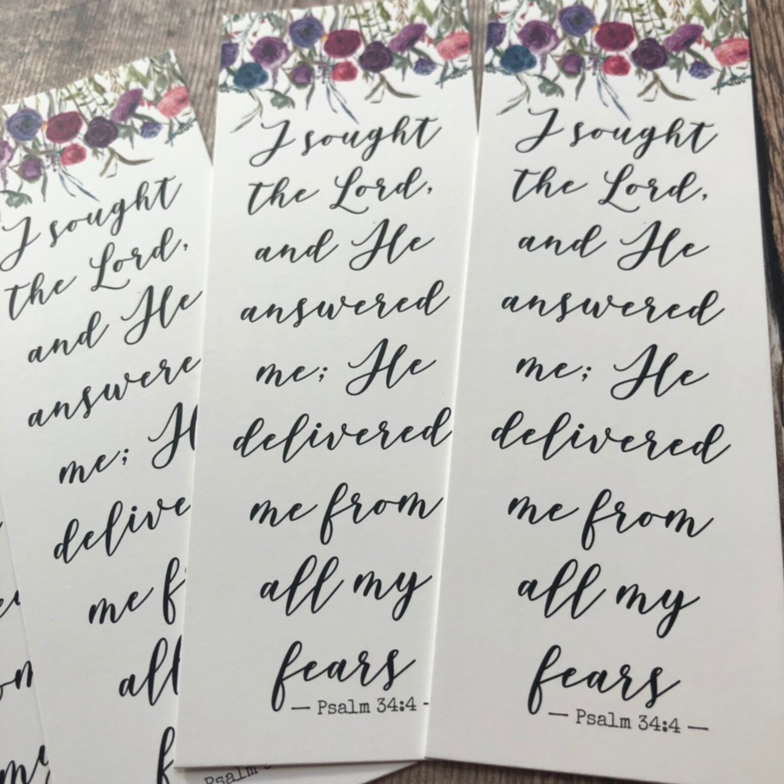 Christliche Lesezeichen Bibel-Vers Lesezeichen christliche | Etsy