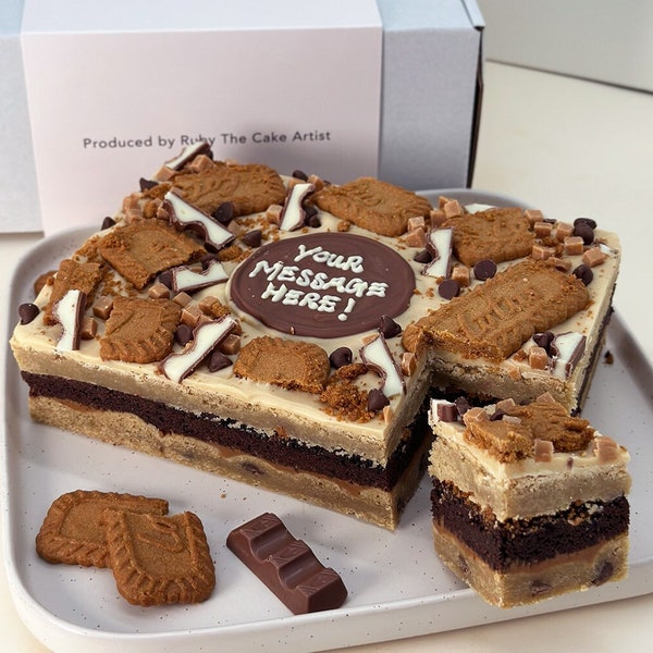 The Biscoff Personalised Cookie Slab