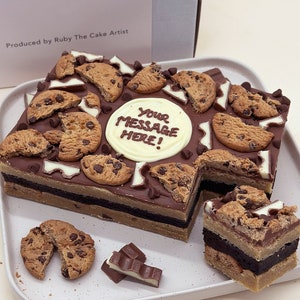 The colossal personalised cookie slab image 1