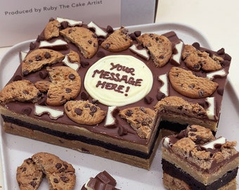 The colossal personalised cookie slab