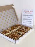Biscoff letterbox blondies