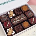 Personalised Brownie Box / brownie by post / personalised gift / sweet treats / love you gift / just because