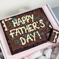 Fathers day letterbox brownie slab/ fathers day/ gift for dad/ chocolate / brownie / letterbox