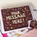 Personalised Brownie Slab / birthday brownie slab / brownies by post / sweet treat / birthday card / personalised gift