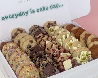 Assorted Cookie Bites – Chocolate Chip, Biscoff, Raspberry White Chocolate, Oreo, Sprinkle, Pistachio