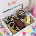 The birthday postal box/ postal treats/ brownie / letterbox gift / birthday gift / present / food gift