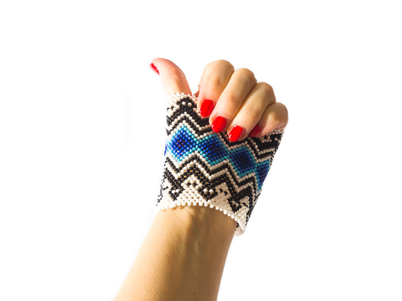 Ethnic Accessories White Yawanawa Bracelet Ceremonial Etsy