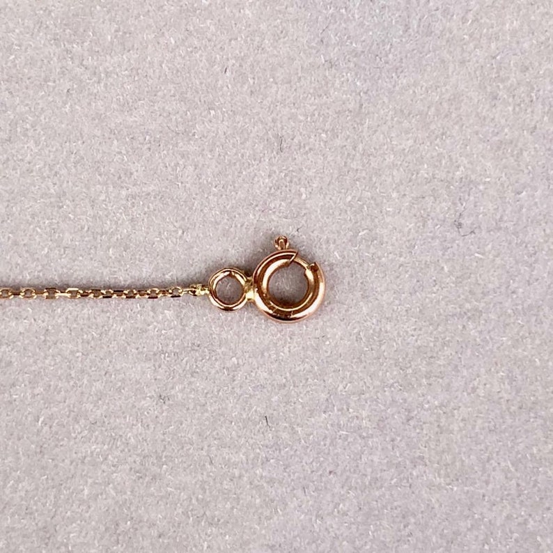 14k Solid Gold Chain Extender Chain Extension Etsy