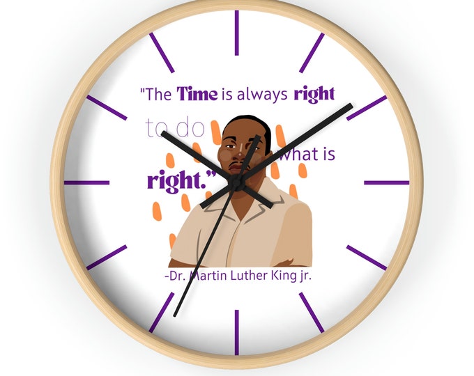 MLK Wall clock