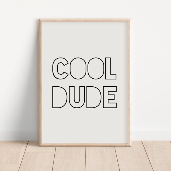 Cool Dude Nursery Decor - Etsy