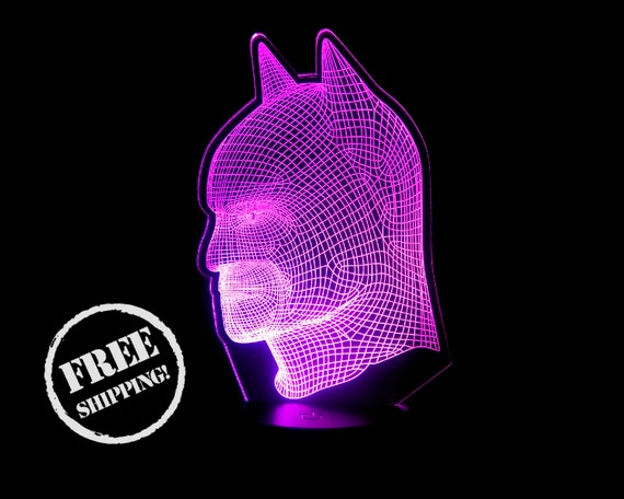 Batman Led Lamp Comics Gifts Light Table Lamp Bedroom Decor Batman Desk Lamp Acrylic Lamp Led Night Light Modern Lamp Batman Dc Comics