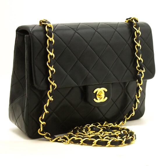 chanel small black purse