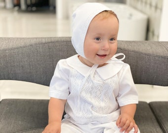 Baptism outfit boy,  toddler boy baptism outfit, boy christening,  baptism favors boy, white baby boy outfit