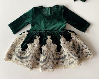 Forest Green Dress - Etsy