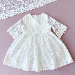 Christening gown Baptism dress Baptism gown Baby blessing dress Christening dress for baby girl image 2