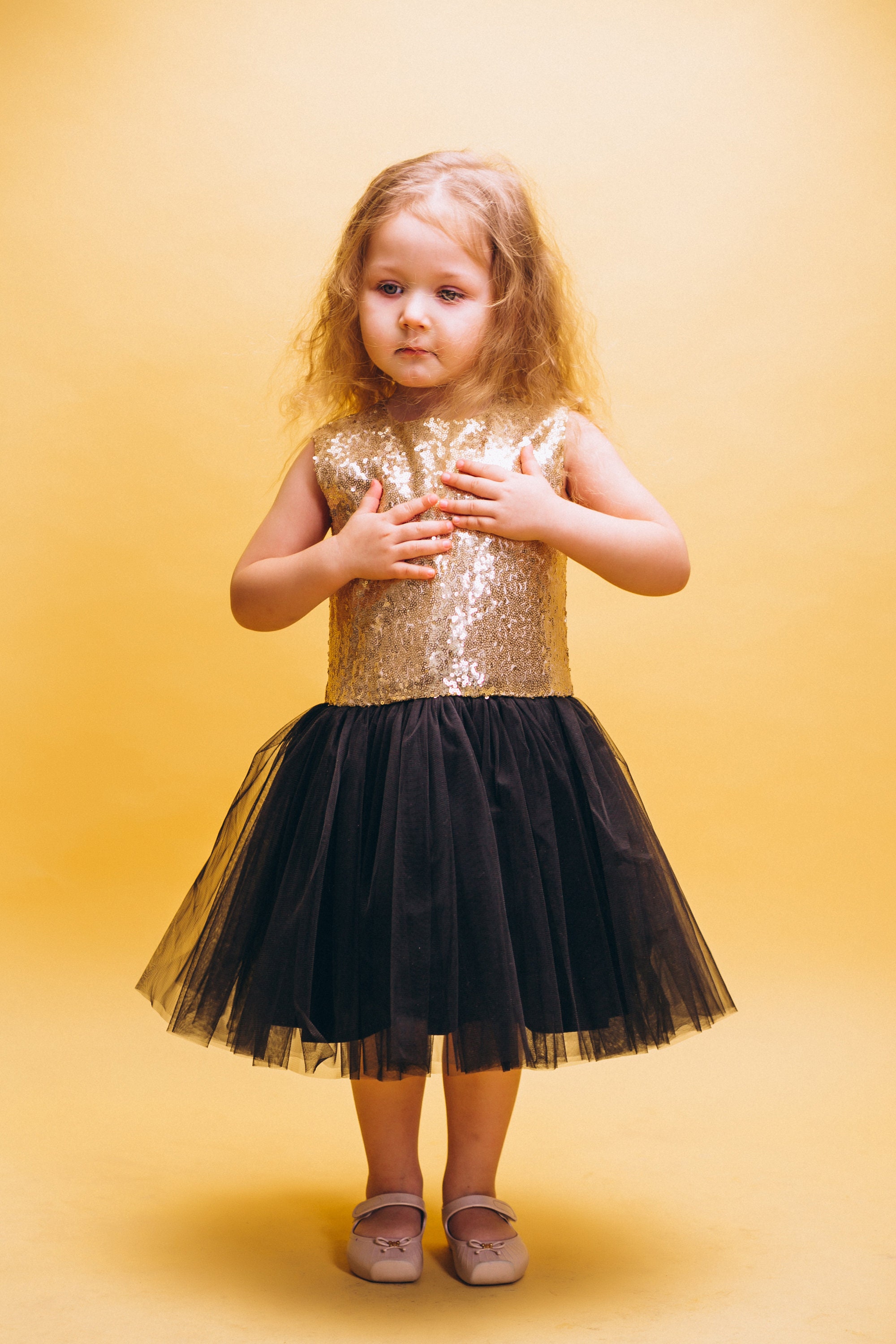 Baby Girl Dress Baby Party Dress Gold Dress Toddler Easter Etsy