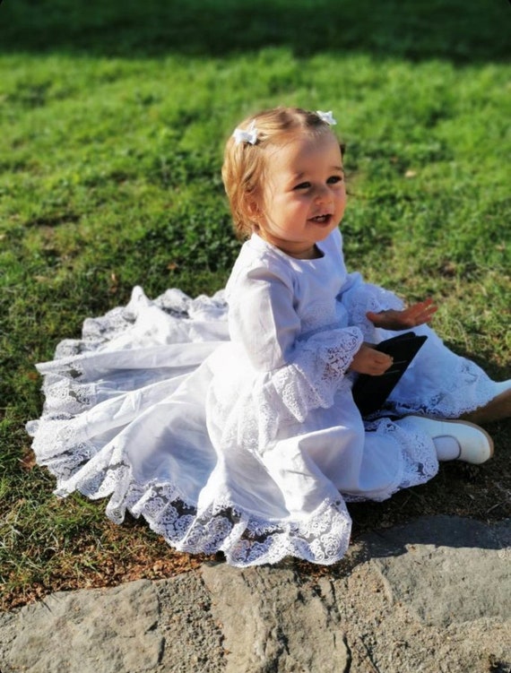 first communion dress cotton Simple First Communion Dress