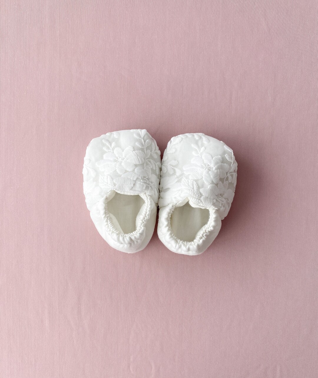 Baby Shoes Baby Girl Baptism Shoes Baptism Booties Ivory Etsy