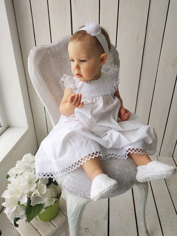 Buy Rose Silk and Lace Christening Dress Baptism Dress Silk Baptism Dress  Girls Christening Dress Flower Girls Dress Online in India - Etsy