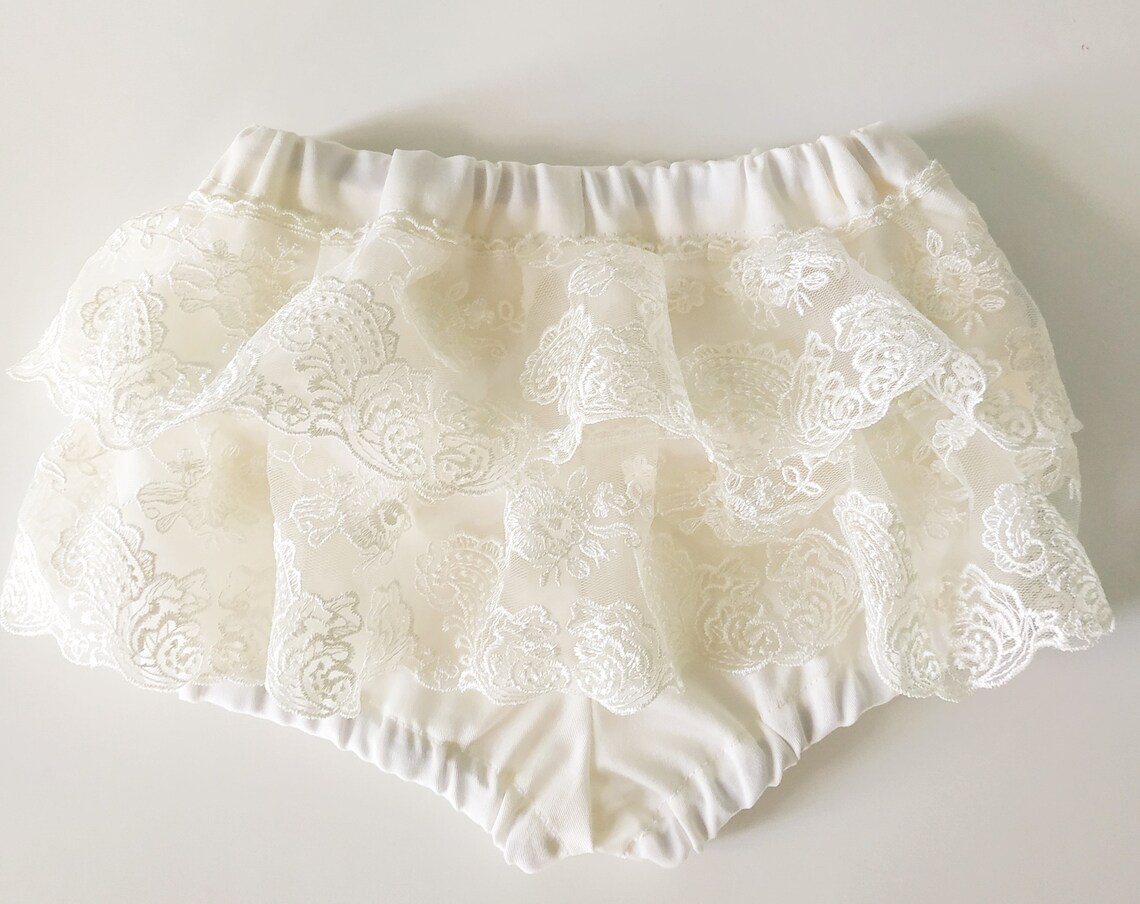 Baby Lace Bloomers Ivory Newborn Photo Shorts - Etsy