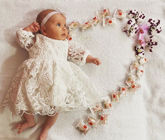 3 month old wedding outfit girl online