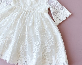 Christening gown Baptism dress Baptism gown Baby blessing dress Christening dress for baby girl