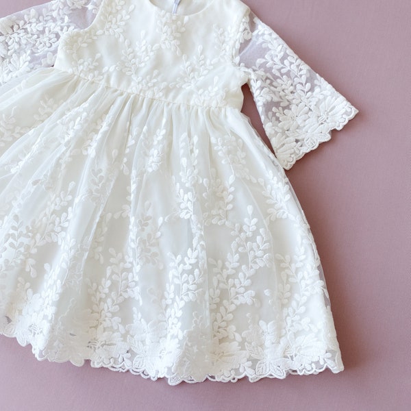 Christening gown Baptism dress Baptism gown Baby blessing dress Christening dress for baby girl